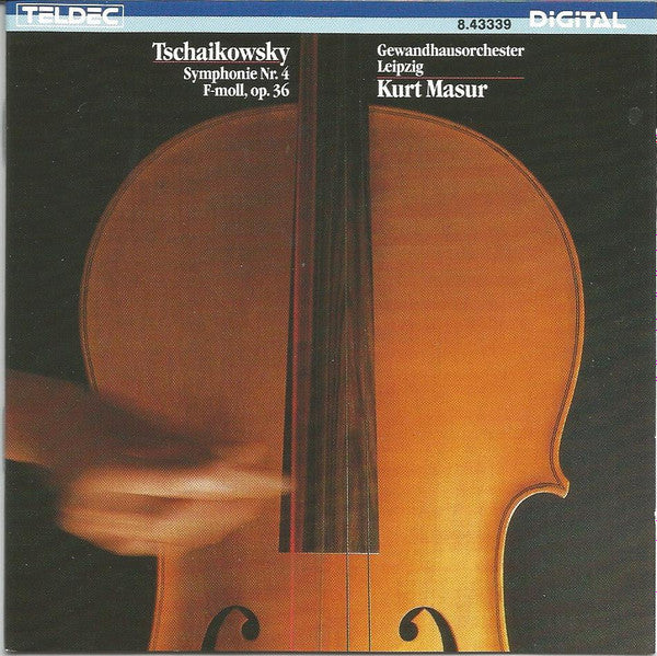Peter Tschaikowsky*, Gewandhausorchester Leipzig, Kurt Masur : Symphonie Nr. 4 F-moll, Op. 36 (CD)