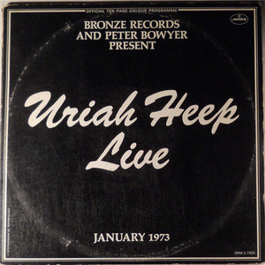 Uriah Heep : Uriah Heep Live (2xLP, Album, Pit)