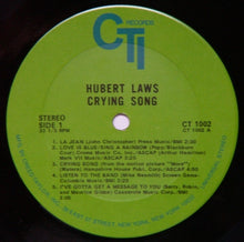 Laden Sie das Bild in den Galerie-Viewer, Hubert Laws : Crying Song (LP, Album)
