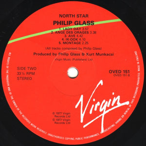 Philip Glass : North Star (LP, Album, RP)
