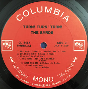 The Byrds : Turn! Turn! Turn! (LP, Album, Mono, Pit)