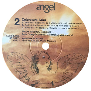 Mady Mesplé - Paris Opera Orchestra*, Gianfranco Masini : Coloratura Arias (LP, Album)