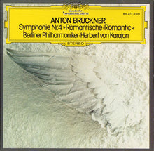 Load image into Gallery viewer, Anton Bruckner, Berliner Philharmoniker • Herbert von Karajan : Symphonie Nr. 4 »Romantische = Romantic« (CD, Album, RE)
