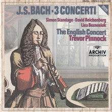 Charger l&#39;image dans la galerie, J.S. Bach* / Simon Standage, David Reichenberg, Lisa Beznosiuk, The English Concert, Trevor Pinnock : 3 Concerti (CD)
