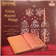 Load image into Gallery viewer, Kirsten Flagstad With The London Philharmonic Orchestra* Conducted By Sir Adrian Boult : Great Sacred Songs (LP, Album)
