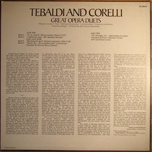 Charger l&#39;image dans la galerie, Renata Tebaldi, Franco Corelli, L&#39;Orchestre De La Suisse Romande, Anton Guadagno : Tebaldi and Corelli, Great Opera Duets (LP, Album)
