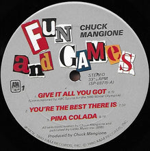 Charger l'image dans la galerie, Chuck Mangione : Fun And Games (LP, Album, Ter)
