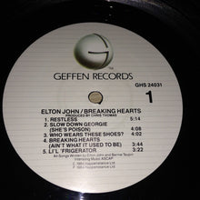 Load image into Gallery viewer, Elton John : Breaking Hearts (LP, Album, All)

