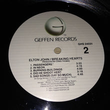 Load image into Gallery viewer, Elton John : Breaking Hearts (LP, Album, All)
