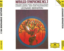 Load image into Gallery viewer, Mahler*, Leonard Bernstein, New York Philharmonic, Christa Ludwig, New York Choral Artists, Brooklyn Boys Chorus* : Symphonie No. 3 (2xCD, Album)
