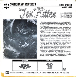 Tex Ritter, Bob Jones (17) : Tex Ritter, Sings (LP)