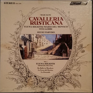 Mascagni*, Suliotis*, Del Monaco*, Gobbi*, Orchestra* E Coro Di Roma, Varviso* : Cavalleria Rusticana / Elena Suliotis Operatic Recital (2xLP + Box)