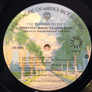 Manfred Mann's Earth Band : The Roaring Silence (LP, Album, Los)