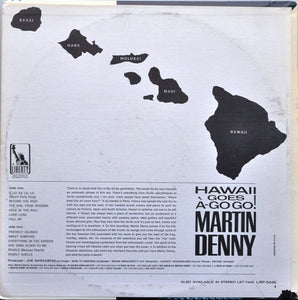 Martin Denny : Hawaii Goes À Go-Go! (LP, Album, Mono)