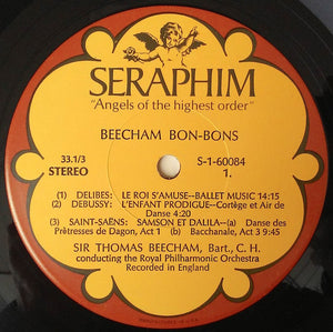 Sir Thomas Beecham, Royal Philharmonic* & French National Radio Orchestra* : Beecham Bon-Bons (LP, Comp)
