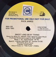 Laden Sie das Bild in den Galerie-Viewer, Rick James : Sweet And Sexy Thing (Special 12" Remix) (12", Promo)
