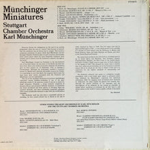 Load image into Gallery viewer, Münchinger*, Stuttgart Chamber Orchestra* : Münchinger Miniatures (LP, Album, RE, FFR)

