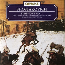 Laden Sie das Bild in den Galerie-Viewer, Shostakovich*, U.S.S.R. Ministry Of Culture Symphony Orchestra*, Gennadi Rozhdestvensky : Symphony No. 11 (CD)
