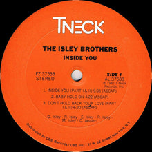 Laden Sie das Bild in den Galerie-Viewer, The Isley Brothers : Inside You (LP, Album, San)
