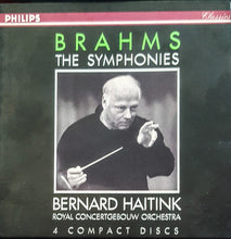 Load image into Gallery viewer, Johannes Brahms, Concertgebouworkest, Bernard Haitink : The Symphonies (4xCD, Comp, RE, RM + Box, Comp)
