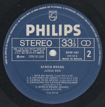 Charger l'image dans la galerie, Jorge Ben : África Brasil (LP, Album, RE, RP)
