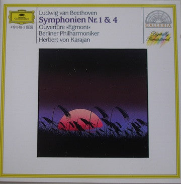 Ludwig van Beethoven / Herbert von Karajan / Berliner Philharmoniker : Symphonien Nr. 1 & 4 / Ouvertüre 