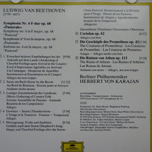 Charger l&#39;image dans la galerie, Ludwig van Beethoven : Berlin Philharmonic Orchestra*, Herbert von Karajan : Symphony No. 6 &quot;Pastoral&quot;, Overtures: &quot;The Creatures Of Prometheus&quot;, &quot;The Ruins Of Athens&quot;, &quot;Coriolan&quot; (CD, Comp, RM)
