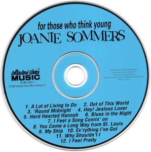 Joanie Sommers : For Those Who Think Young (CD, Album, RE)