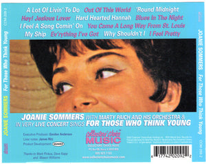 Joanie Sommers : For Those Who Think Young (CD, Album, RE)