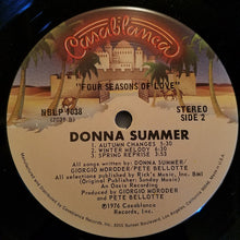 Laden Sie das Bild in den Galerie-Viewer, Donna Summer : Four Seasons Of Love (LP, Album, San)
