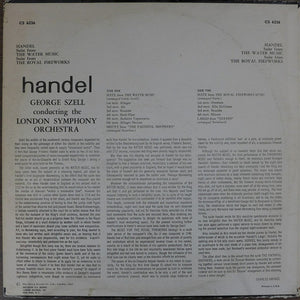 Handel* - George Szell Conducting The London Symphony Orchestra* : The Water Music / The Royal Fireworks (LP, Album)