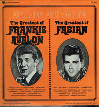 Laden Sie das Bild in den Galerie-Viewer, Frankie Avalon, Fabian (6), Various : Double Dynamite - The Greatest Of Frankie Avalon / The Greatest Of Fabian (2xLP, Comp)
