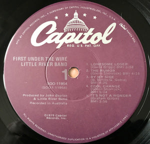 Little River Band : First Under The Wire (LP, Album, Jac)