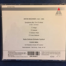 Load image into Gallery viewer, Bruckner*, Eliahu Inbal, Radio-Sinfonie-Orchester Frankfurt : Symphony No. 0 (CD, Album)
