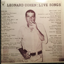Charger l'image dans la galerie, Leonard Cohen : Live Songs (LP, Album, RE)
