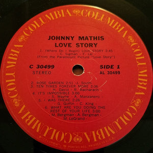 Johnny Mathis : Love Story (LP, Album)