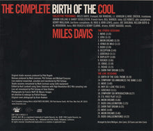 Charger l'image dans la galerie, Miles Davis : The Complete Birth Of The Cool (CD, Album, Comp, RE, RM)

