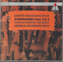 Charger l&#39;image dans la galerie, Dmitri Shostakovich - London Symphony Orchestra, Mstislav Rostropovich : Symphonies Nos. 2 &amp; 3 (CD, Album, Club, RE)
