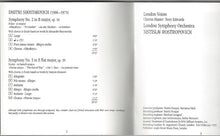Charger l&#39;image dans la galerie, Dmitri Shostakovich - London Symphony Orchestra, Mstislav Rostropovich : Symphonies Nos. 2 &amp; 3 (CD, Album, Club, RE)
