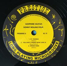 Laden Sie das Bild in den Galerie-Viewer, Sonny Rollins : Saxophone Colossus (LP, Album, Mono, RE, 180)
