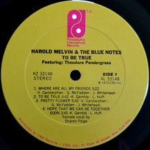 Laden Sie das Bild in den Galerie-Viewer, Harold Melvin &amp; The Blue Notes* Featuring Theodore Pendergrass* : To Be True (LP, Album, Pit)
