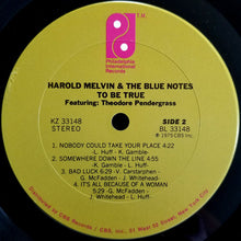 Laden Sie das Bild in den Galerie-Viewer, Harold Melvin &amp; The Blue Notes* Featuring Theodore Pendergrass* : To Be True (LP, Album, Pit)

