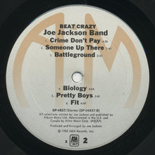 Laden Sie das Bild in den Galerie-Viewer, Joe Jackson Band : Beat Crazy (LP, Album, X -)
