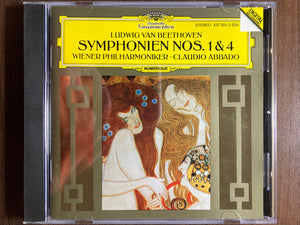 Ludwig van Beethoven, Wiener Philharmoniker, Claudio Abbado : Symphonien Nos. 1 & 4 (CD, Album)