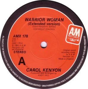 Carol Kenyon : Warrior Woman (12", Single, Ltd)