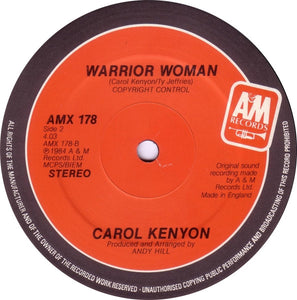 Carol Kenyon : Warrior Woman (12", Single, Ltd)