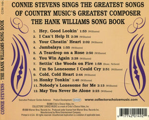 Connie Stevens : The Hank Williams Song Book (CD, Album, RE)