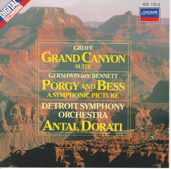 Grofé*, Gershwin*, Detroit Symphony Orchestra, Antal Dorati : Grand Canyon Suite / Porgy And Bess (A Symphonic Picture) (CD)