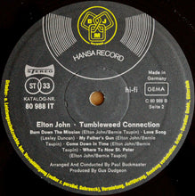 Laden Sie das Bild in den Galerie-Viewer, Elton John : Tumbleweed Connection (LP, Album, Gat)
