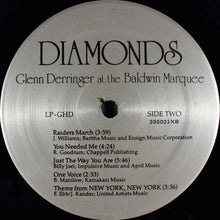 Laden Sie das Bild in den Galerie-Viewer, Glenn Derringer : Diamonds - Glenn Derringer At The Baldwin Marquee (LP, Album)
